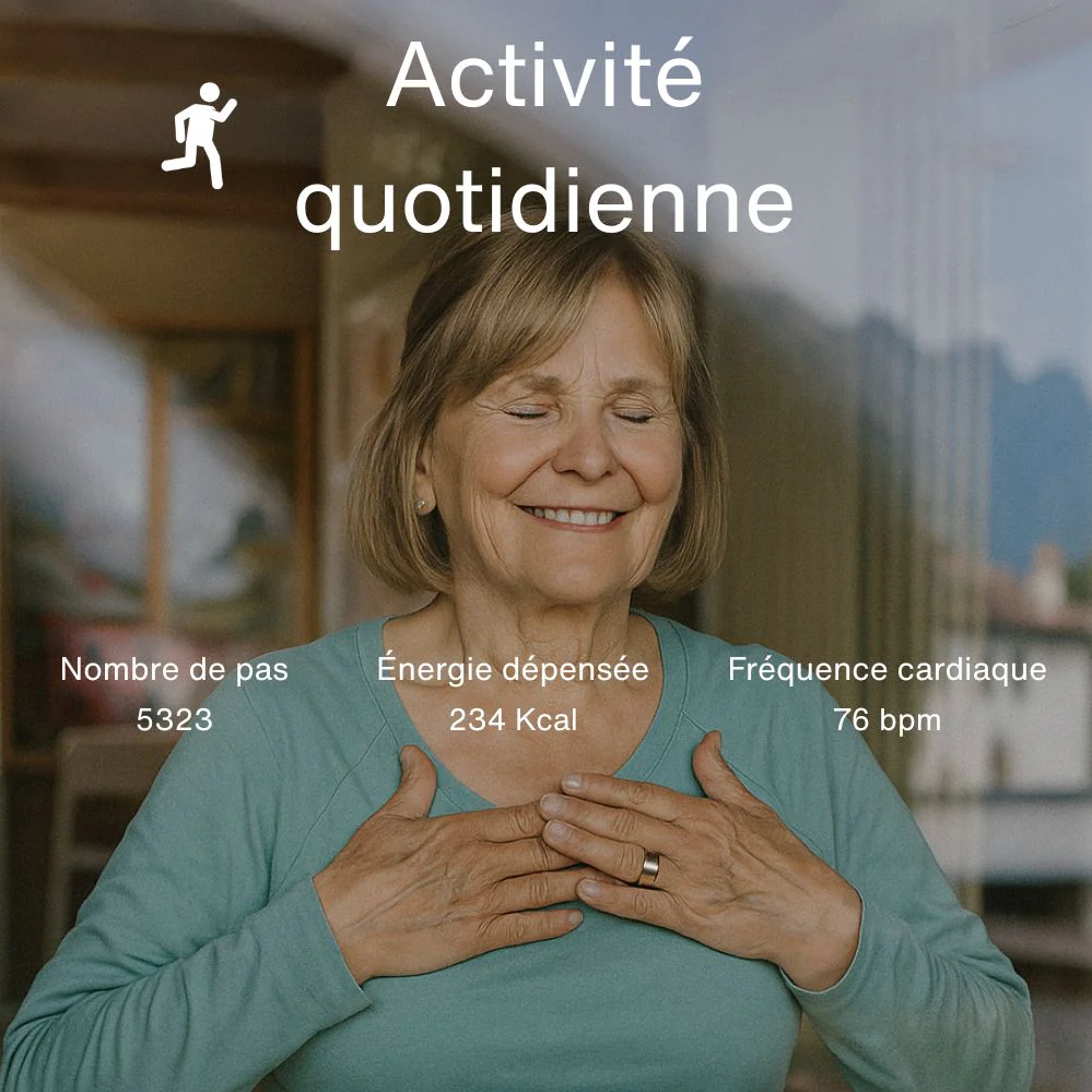 Bague Pulse - Bague Connectée de suivi santé & sommeil